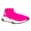 Sock Logo Speed Trainers Sneakers - Pink