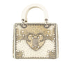 Beaded Lady Dior Hand Bag - Latte Beige