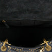 Medium Denim Studded Lady Dior Shoulder Bag - Denim  Blue