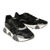 Squalo Mesh And Leather Sneakers - Black