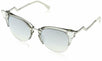 FF 0041S 27C FU Iridia Cateye Sunglasses - Crystal Palldium / Silver Mirror