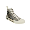 Leather 'B23' Oblique High Top Sneakers - White
