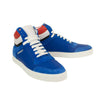 Leather Reeth High-Top Sneakers - Blue