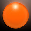 Light Up Round Badge Pin Orange