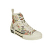 Canvas 'B23' Flowers High-Top Sneakers -White