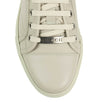 Men's Leather Lace Up Sneakers - Beige