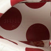 Regis Heart Print High-Top Sneakers - White