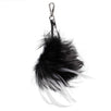 Fox Fur And Leather Monster Cube Charm - Black