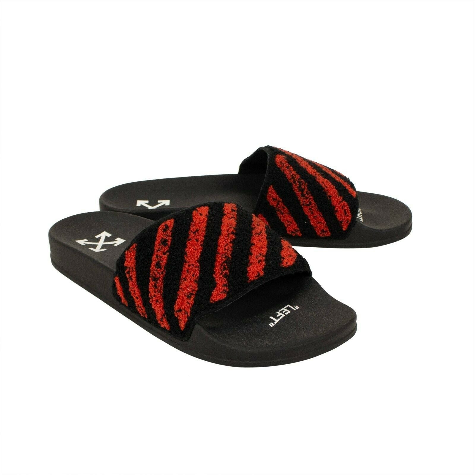 Flyknit Striped Slides Black Lil Uzi
