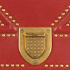Diorama Lambskin Studded Pouch Shoulder Bag - Red