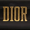Dior Death Leather Embroidered Beaded Clutch Bag - Black