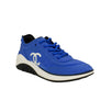 Lycra Lace Up Low-Top Sneakers - Blue