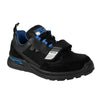 Men's Mechano Leather And Fabric Sneakers - Black / Blue