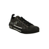 Canvas 'B23' Oblique Low-Top Sneakers - Black