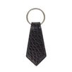 Alligator Leather Key Chain - Anthracite Gray