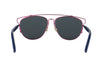 Technologic Cutout Aviator Sunglasses - Pink