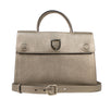 Diorever Leather Tote Shoulder Bag - Gold