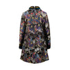 Long Sleeve With Butterfly Shift Dress - Multi