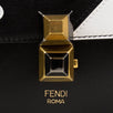 Fendi Mania Kan I Leather Chain Strap Small Shoulder Bag - Black / Pink