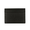 YSL Leather Grain De Poudre Matt Card Case - Black