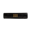 Dior Death Leather Embroidered Beaded Clutch Bag - Black