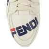 Men's Fendi Mania Leather Sneakers - White