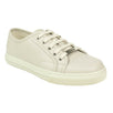 Men's Leather Lace Up Sneakers - Beige