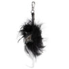 Fox Fur And Leather Monster Cube Charm - Black