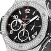 Hublot Big Bang, Stainless-Steel Diamond Pave 41MM Watch 341.SX.130.RX.174