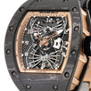 Richard Mille RM022, Asia Edition Carbon Tourbillon Dual Time Zone 48MM Watch(PRE-OWNED)
