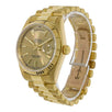 Rolex Day-Date, Vintage Yellow Gold Champagne Index Dial President Bracelet 36MM Watch 18038(PRE-OWNED)