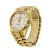 Rolex Day-Date 36, Yellow Gold Silver Tone Diamond Dial 36MM Watch 118238(PRE-OWNED)