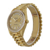 Rolex Day-Date 40, Yellow Gold Diamond Bezel Champagne Baguette Dial 40MM Watch 228348RBR