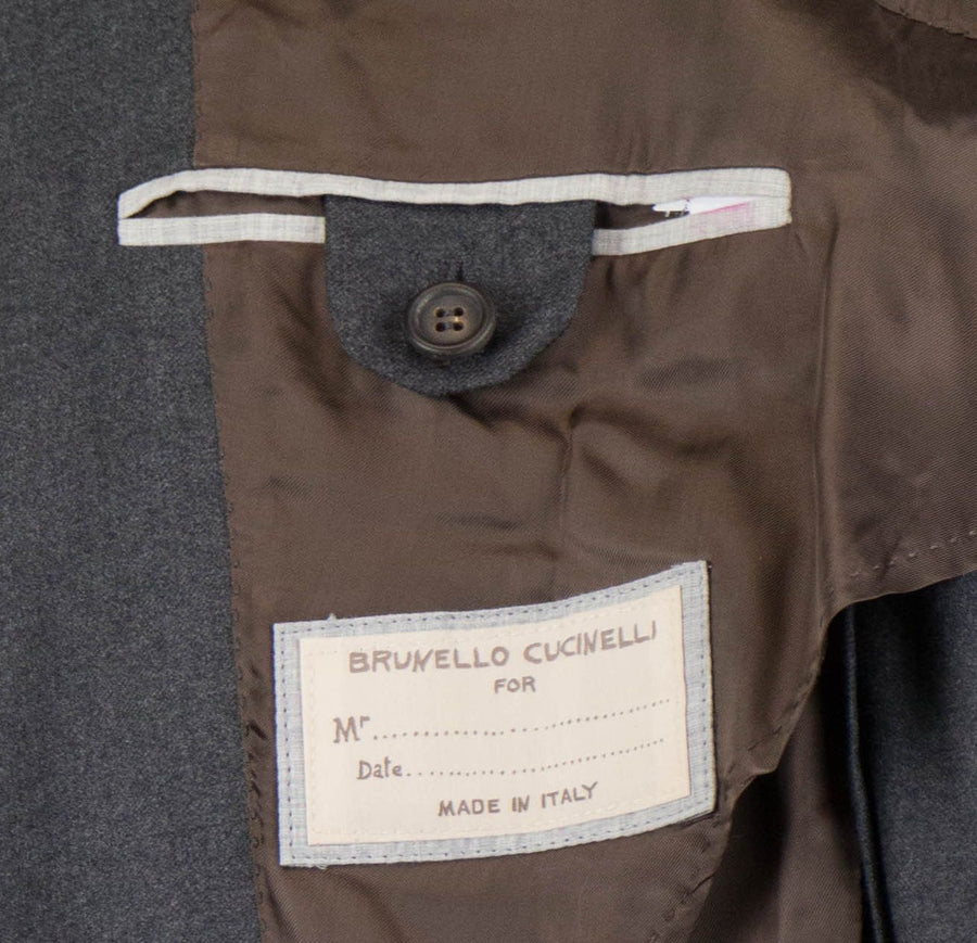 Wool 3 Roll 2 Button Sport Coat - Gray