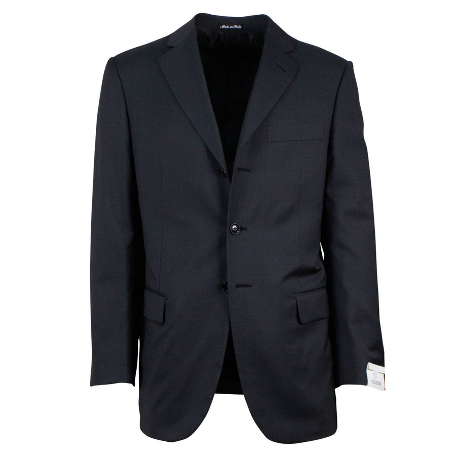 Drop 8 Wool Two Button Suit - Black