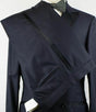 Cashmere Satin Double Breasted Tuxedo Suit - Navy Blue