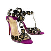'Parsemis' 100mm Pumps Heels - Purple