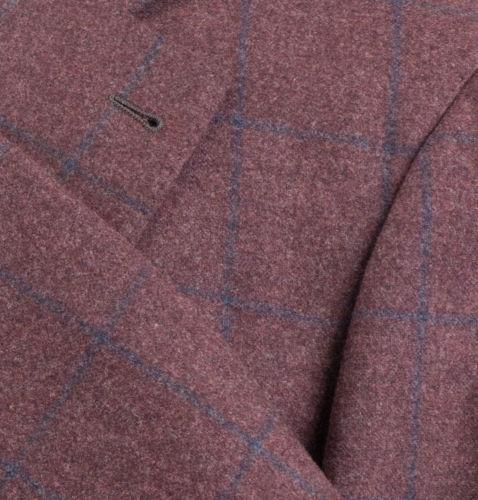 Cashmere Blend 3/2 Button Sport Coat - Purple