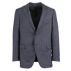 Windowpane Wool Two Button Suit - Charcoal Gray / Blue