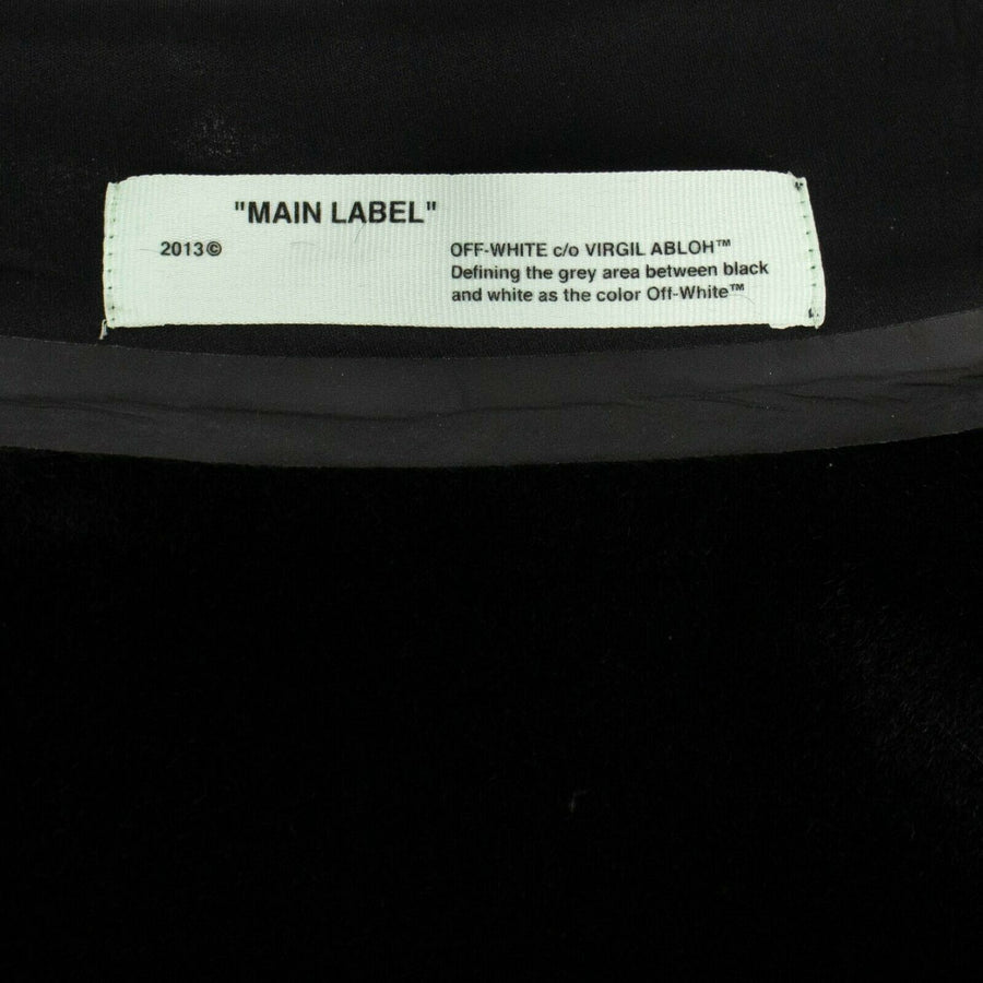 Oversize Scuba Button Front Jacket - Black / Orange