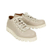 Lace Up Boots - Creme
