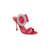 Fibiona Crystal Mule Pumps - Pink