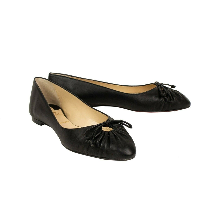 'Marimee' Nappa Flats - Black