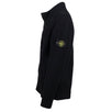 Black Knit With Hideaway Hood Cardigan Sweater