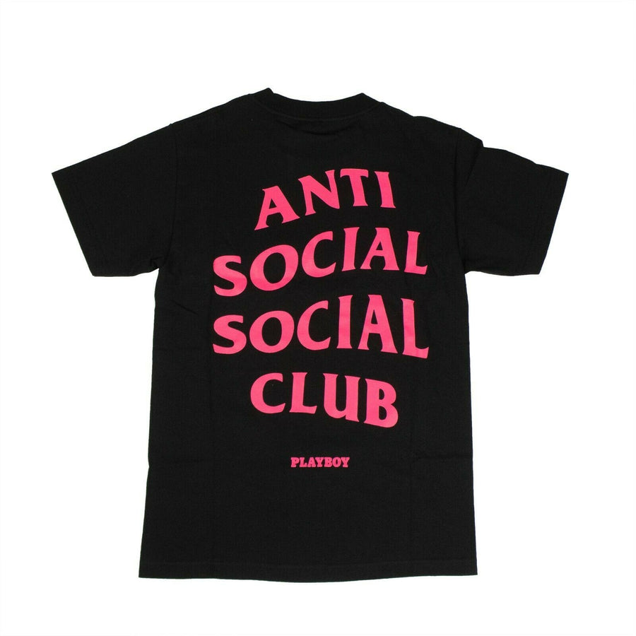 Cotton Playboy Bunny 'ASSC' T-Shirt - Black