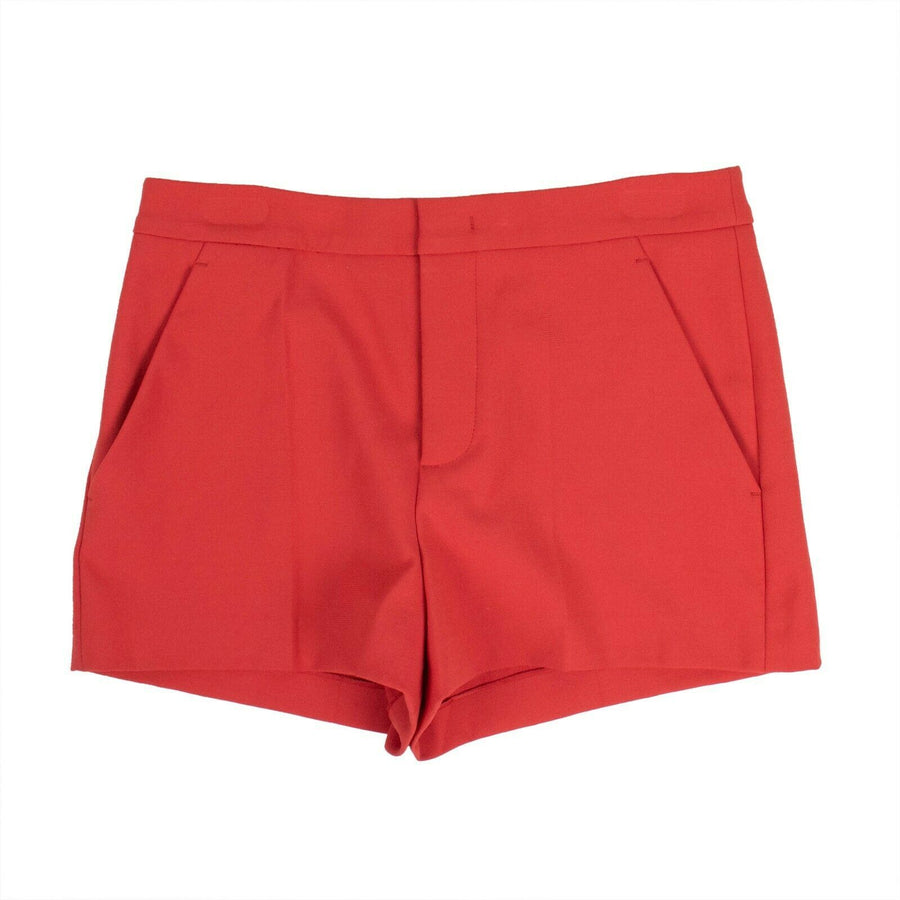 Satin Shorts - Red