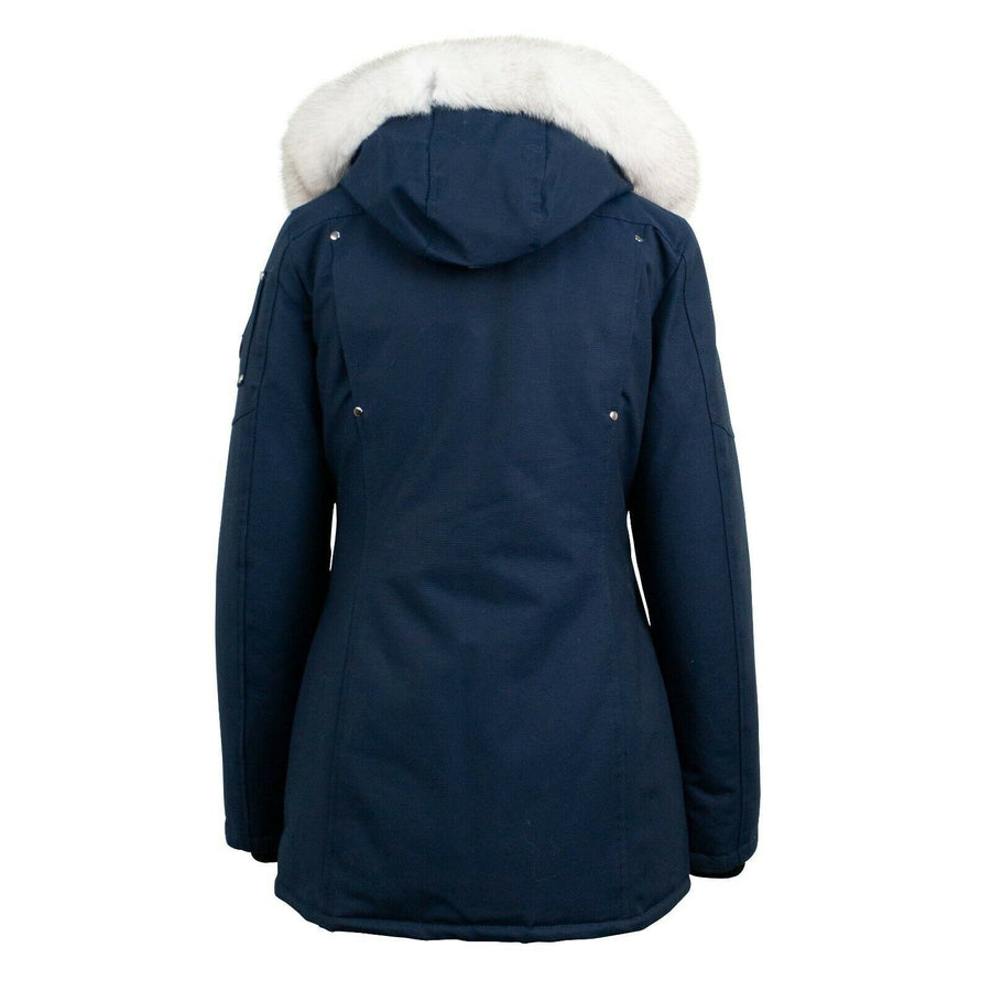 Women's 'Fire River' Parka Coat - Jasper Blue