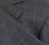 Cashmere Blend Windowpane 3/2 Button Sport Coat - Gray