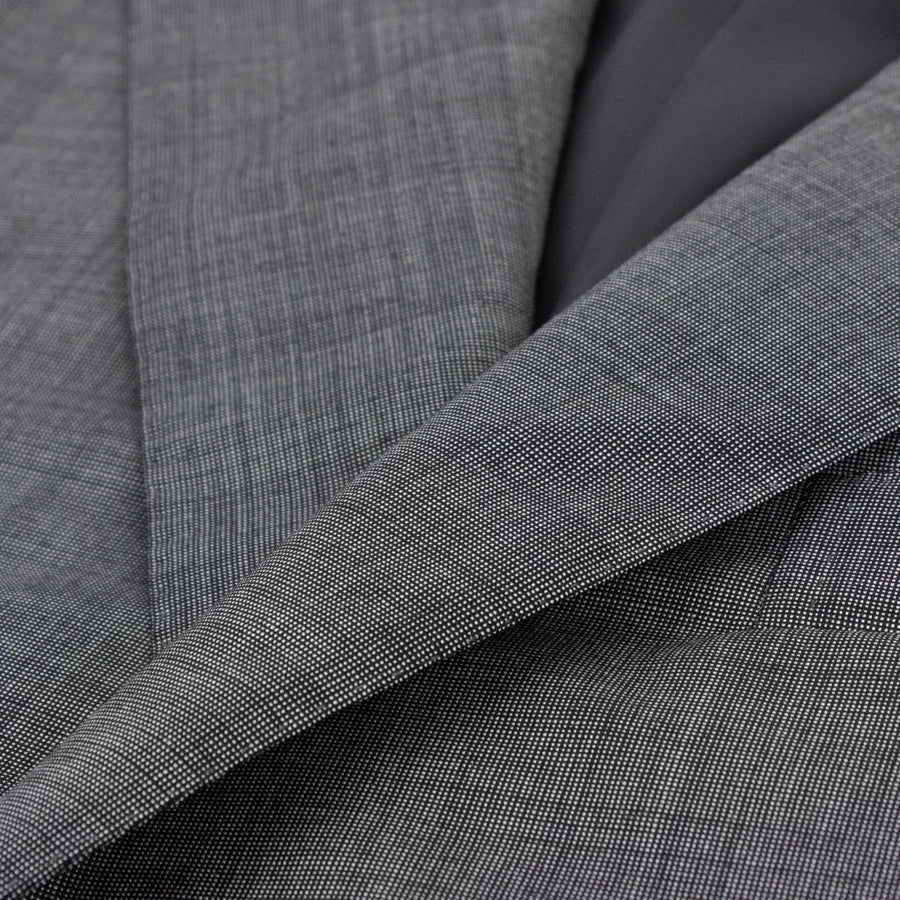 Drop 7 Birdseye Wool Two Button Suit - Gray