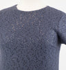 Cashmere Blend W/ Sequins Sweater Dress - Blue